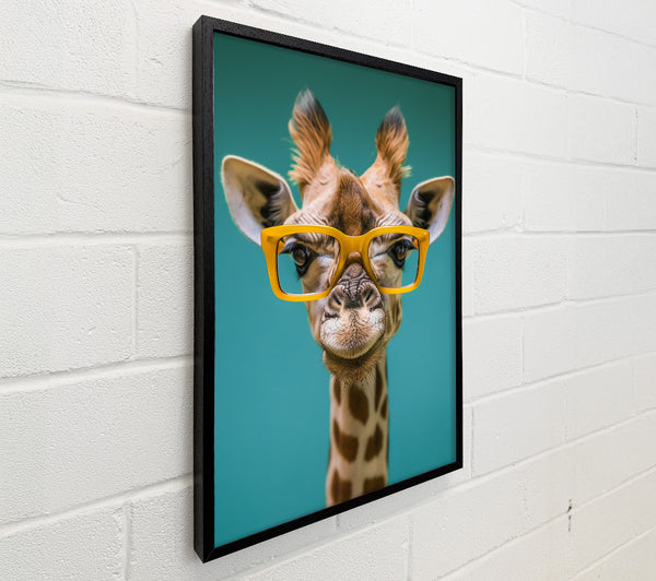 Yellow Glasses Giraffe