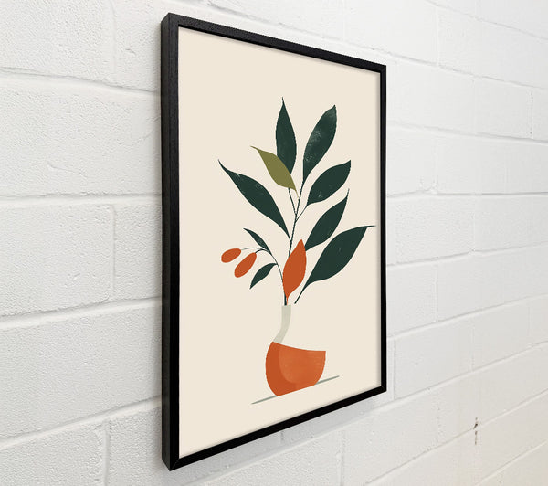 Orange Vase Blooms