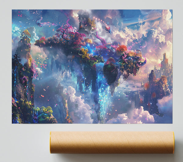 Azure Sky Paradise Giclee Print