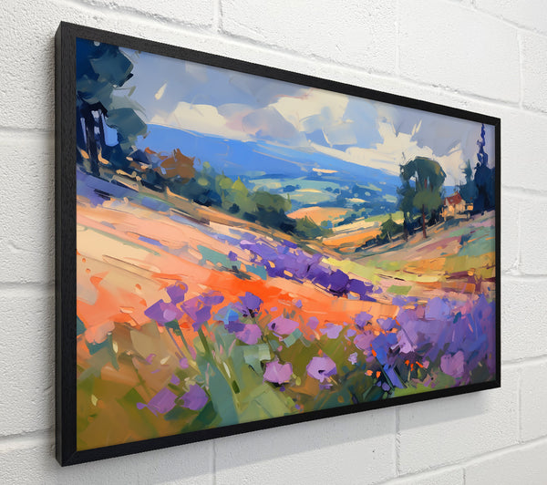 Purple Hillsides Embrace