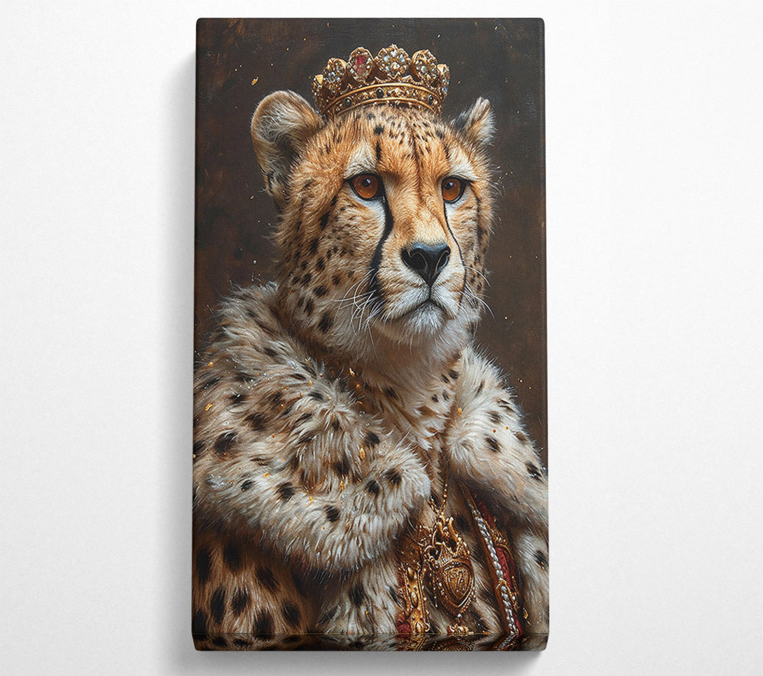  A Canvas Print of Cheetah Royalty Canvas Wall Art