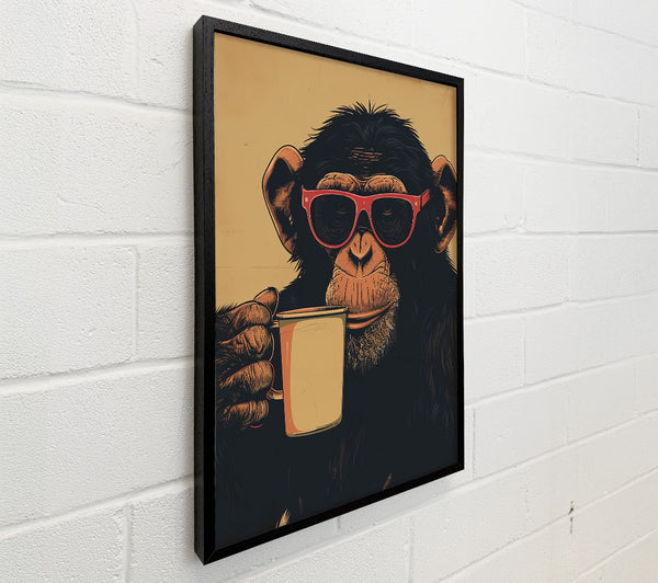 Chimp Coffee Glasses