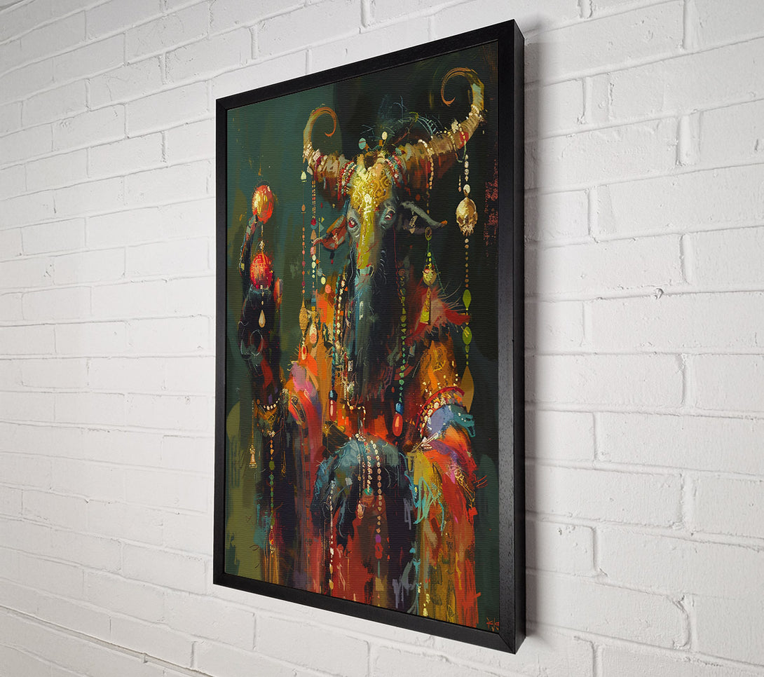  A Canvas Print of The Golden Bull Canvas Print