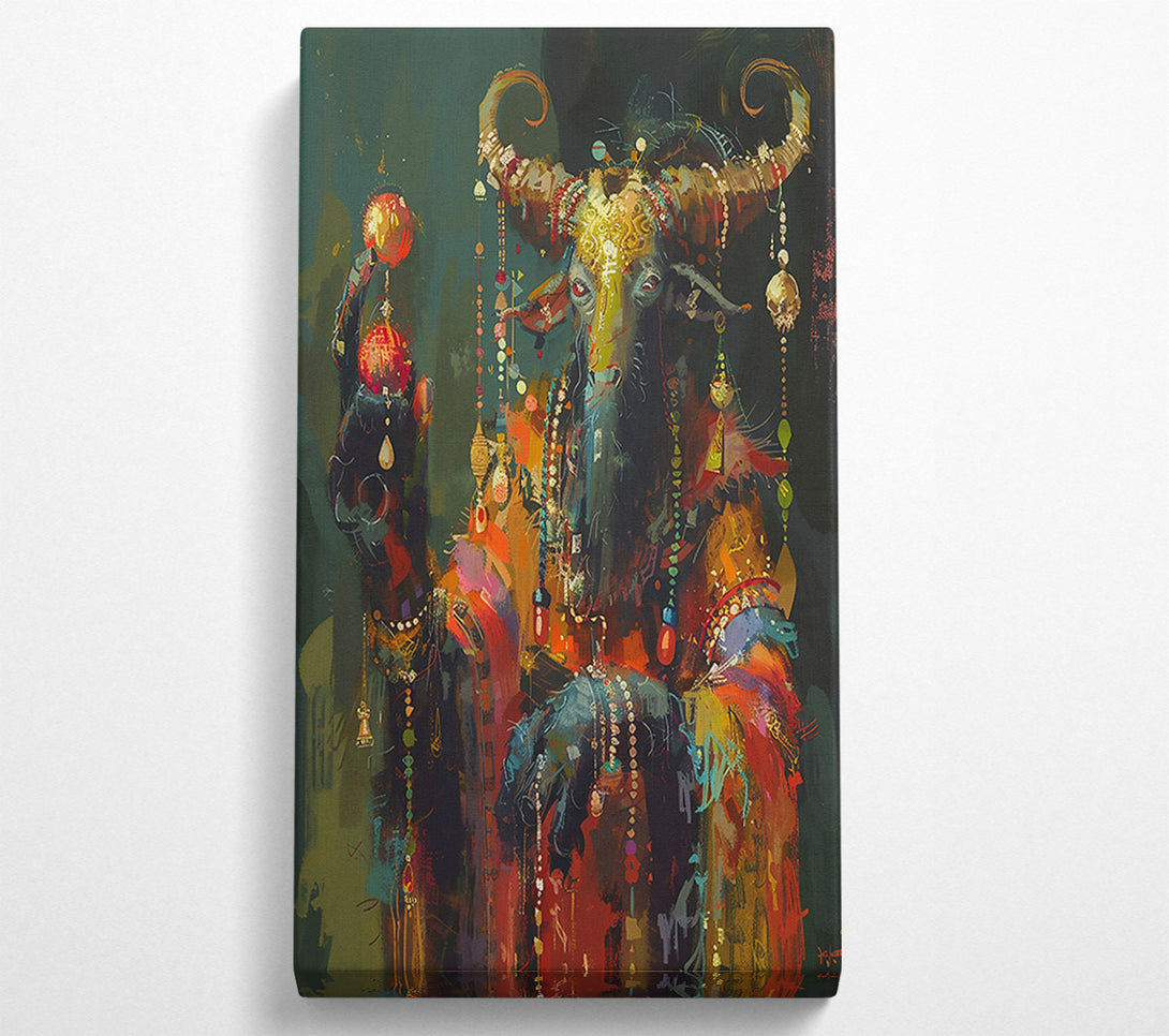  A Canvas Print of The Golden Bull Canvas Print