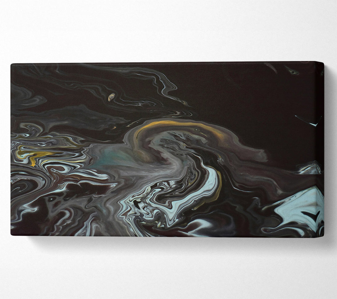  A Canvas Print of Black Swirling Dreams Canvas Wall Art