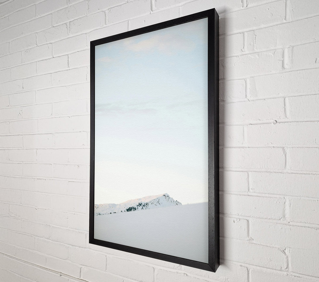  A Canvas Print of White Peak Horizon Canvas Art
