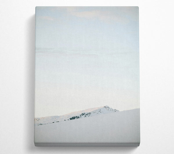  A Canvas Print of White Peak Horizon Canvas Art