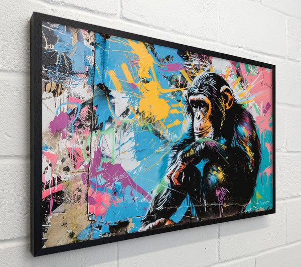 Blue Chimp Reflection