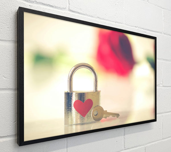 Red Heart Lock And Key