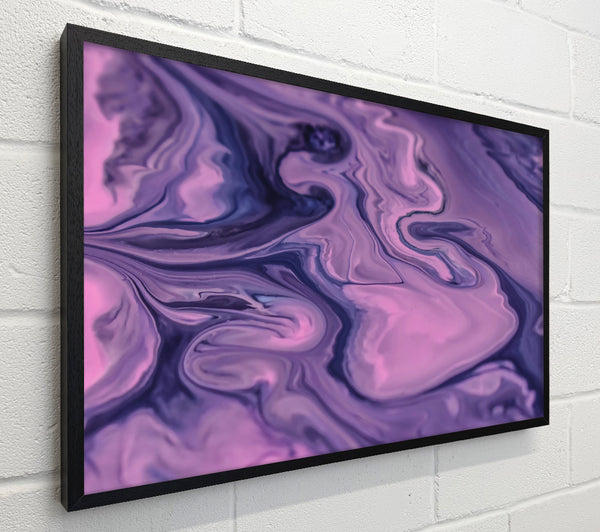 Purple Swirling Abstract