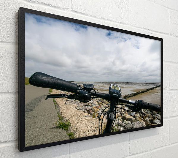 Black Bike On The Shore
