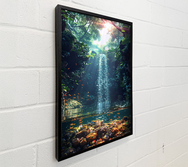 Emerald Waterfall Dreams