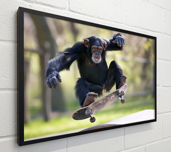 Chimpanzee Skating