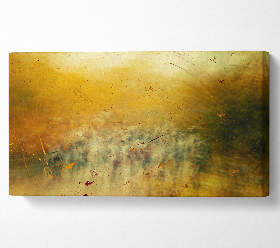  A Canvas Print of Golden Hues Of Dust Canvas Art