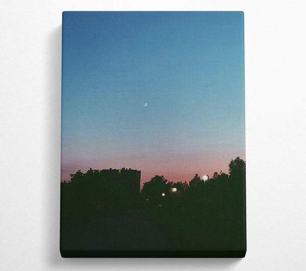 Pink & Blue Crescent