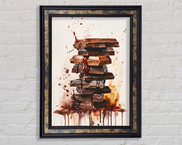 Chocolate Explosion Framed Print