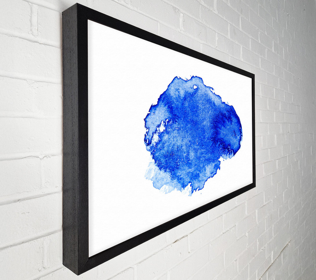  A Canvas Print of Azure Abstract Canvas Wall Art