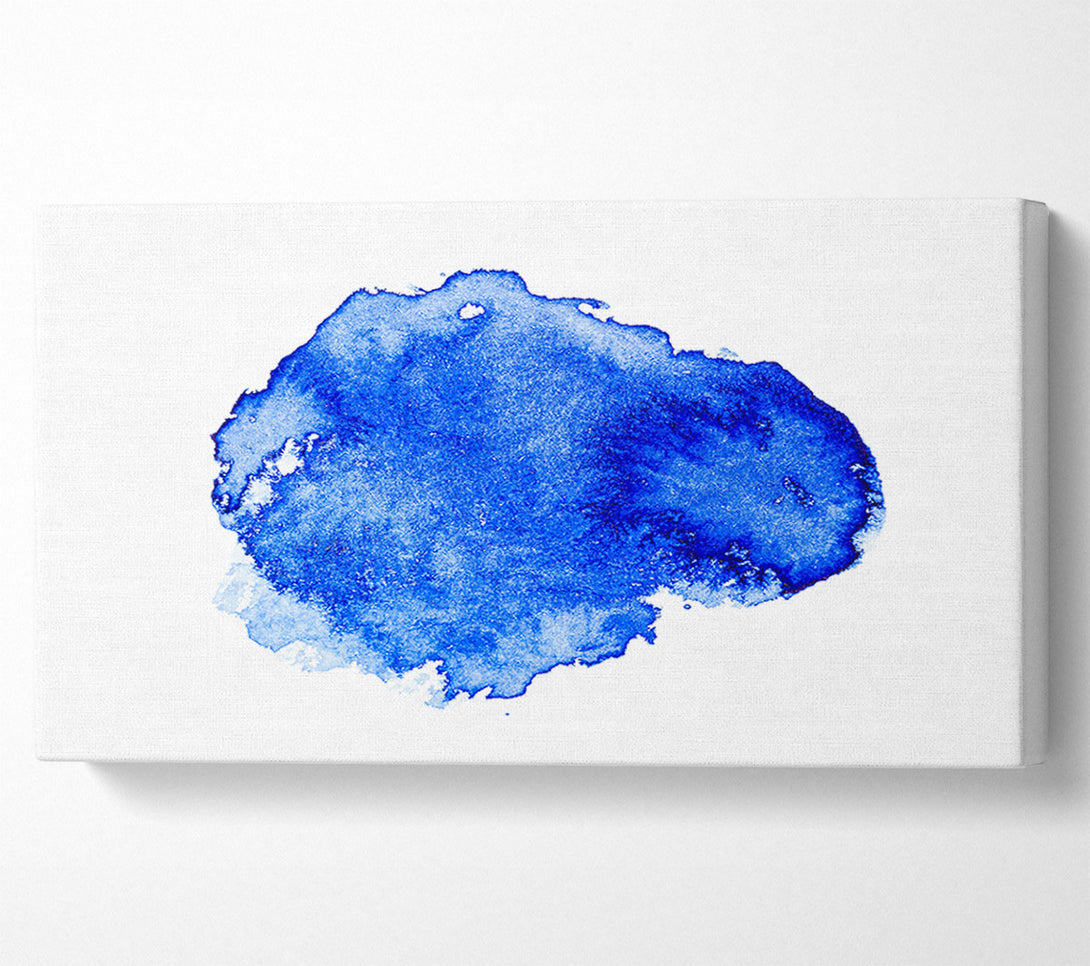  A Canvas Print of Azure Abstract Canvas Wall Art