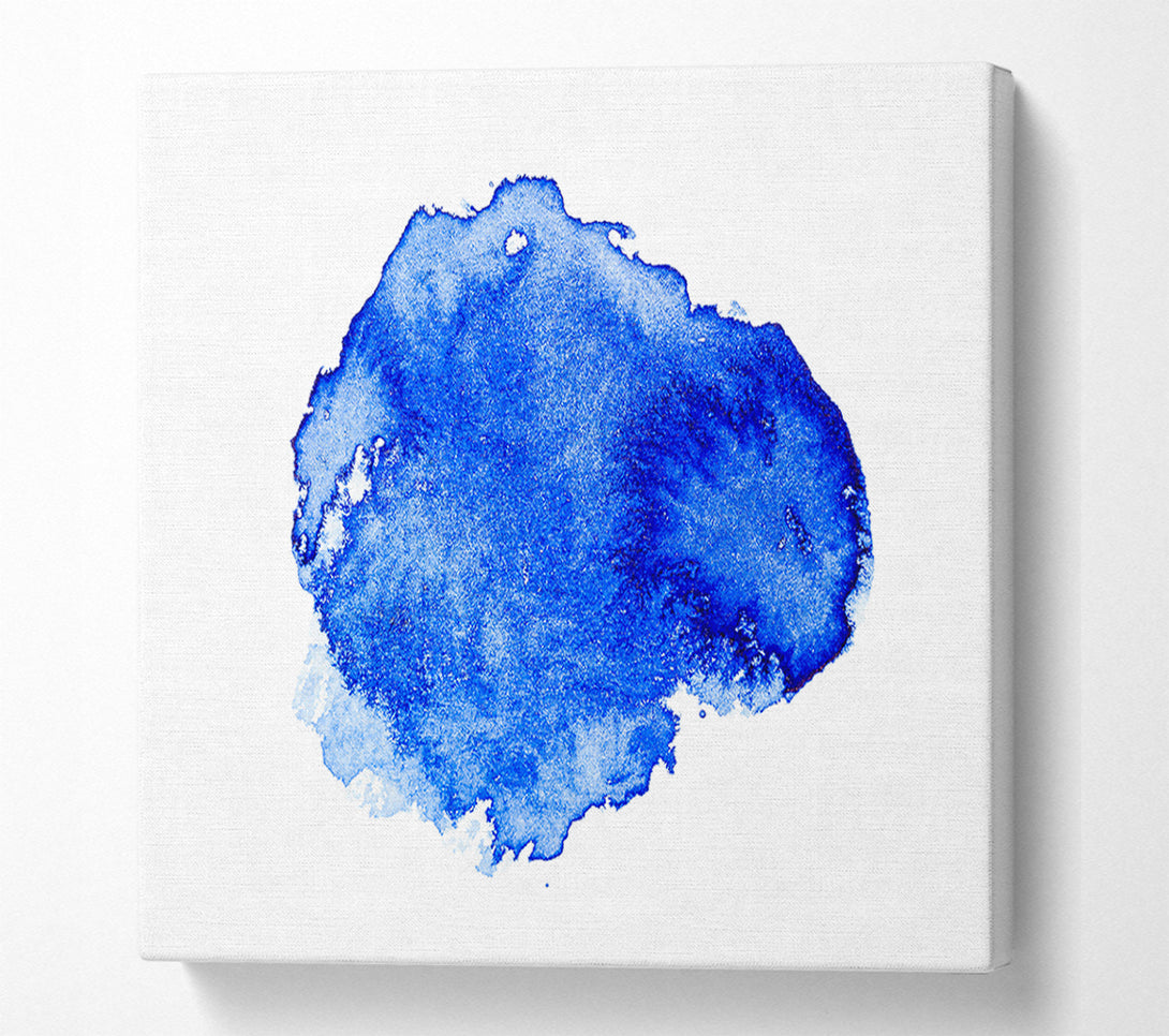  A Canvas Print of Azure Abstract Canvas Wall Art