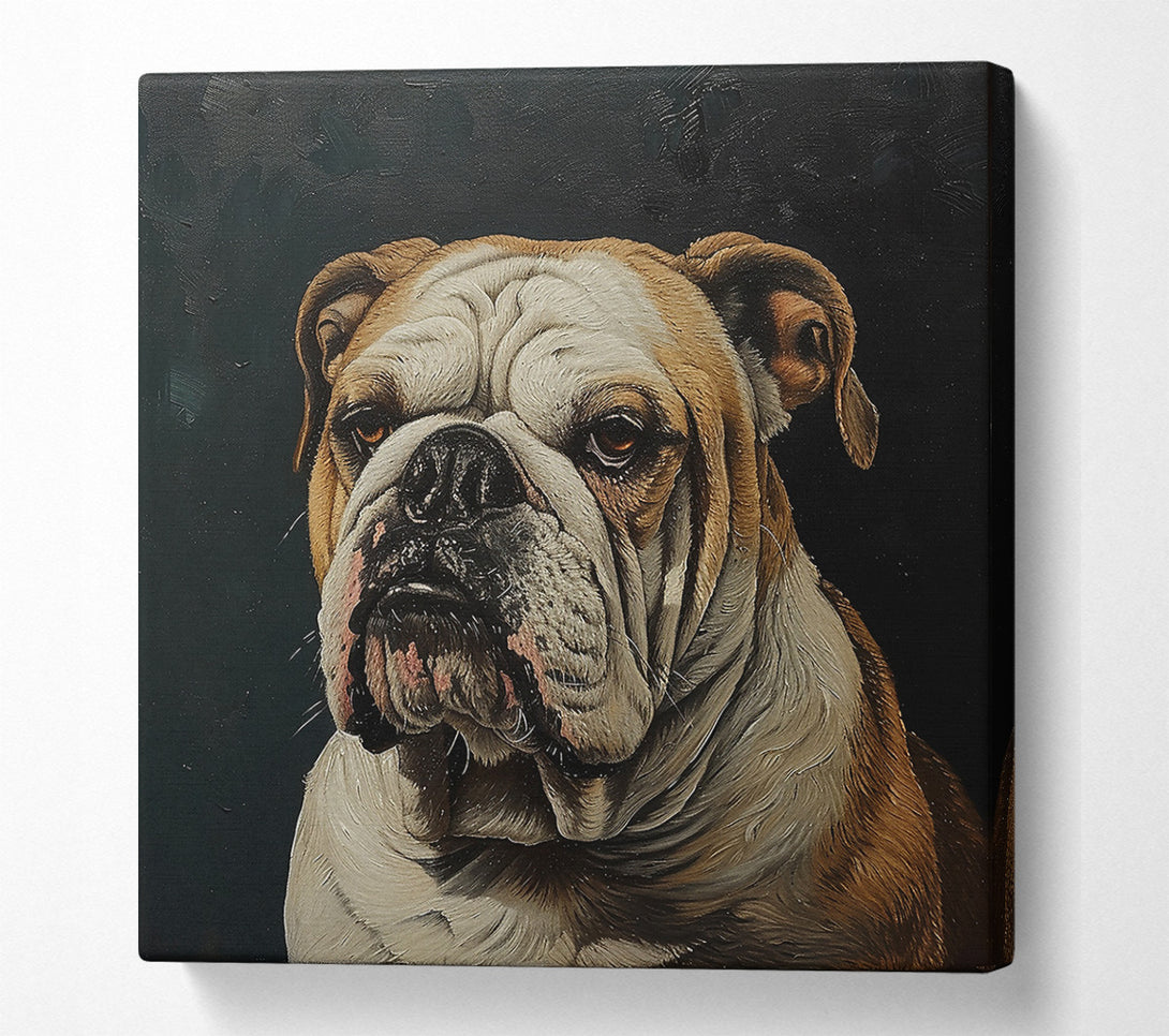  A Canvas Print of The Tan Bulldog Canvas Print