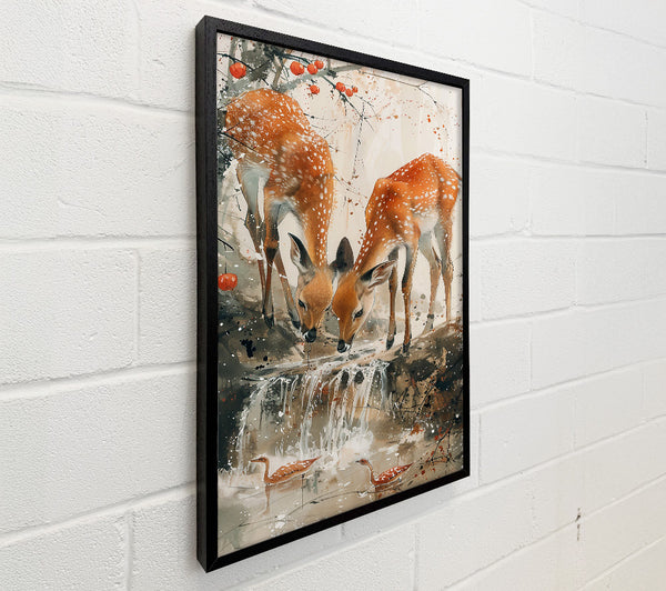 Rust-Colored Fawn Stream