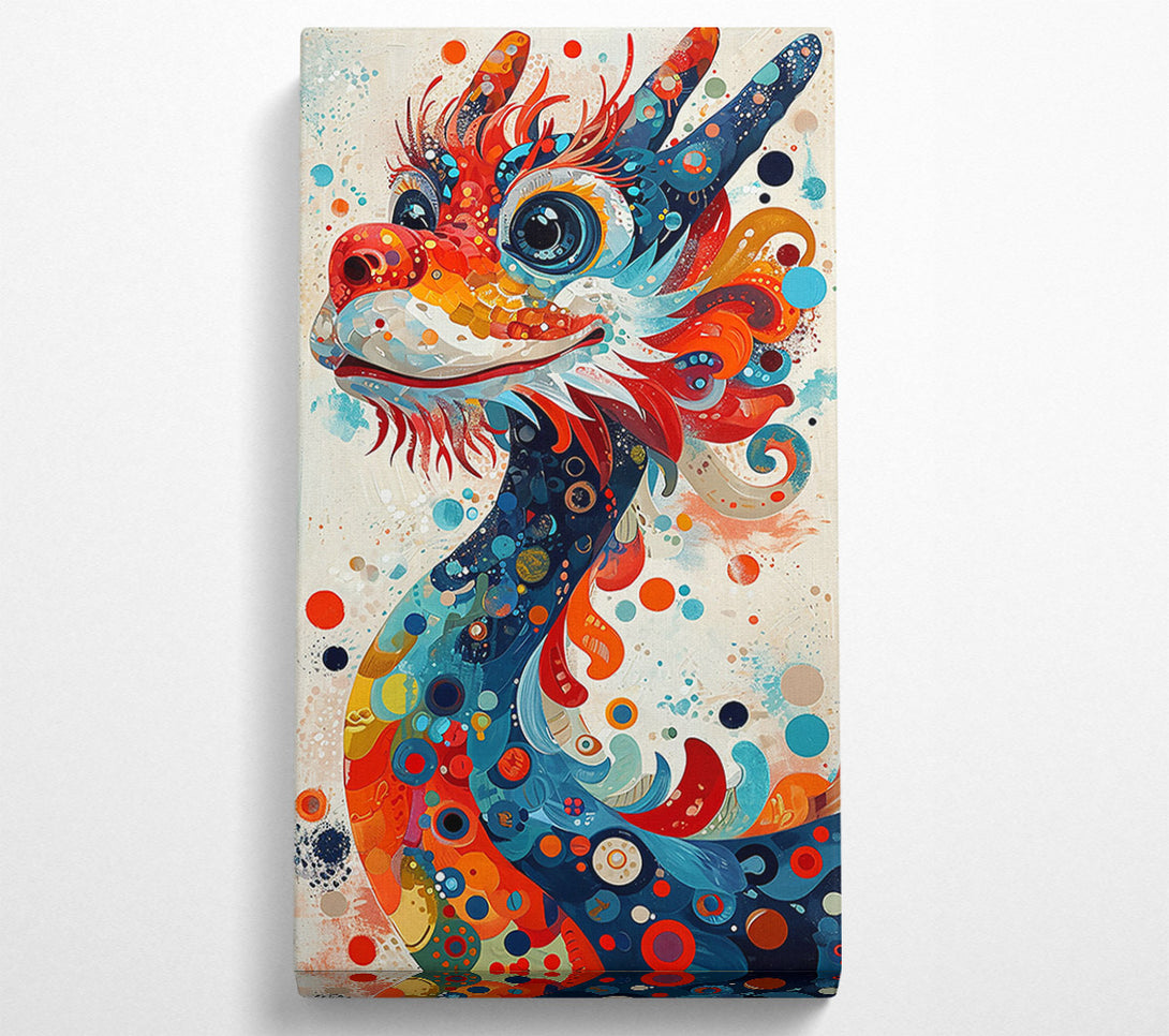  A Canvas Print of Red Dragon Dreamscape Canvas Wall Art