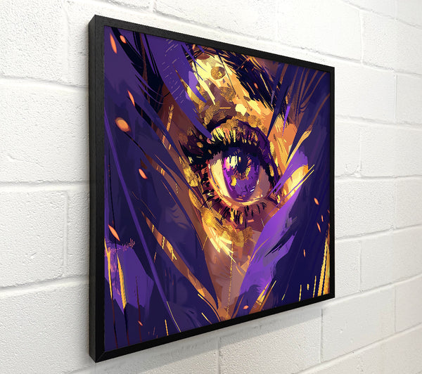 Purple Eye Gaze