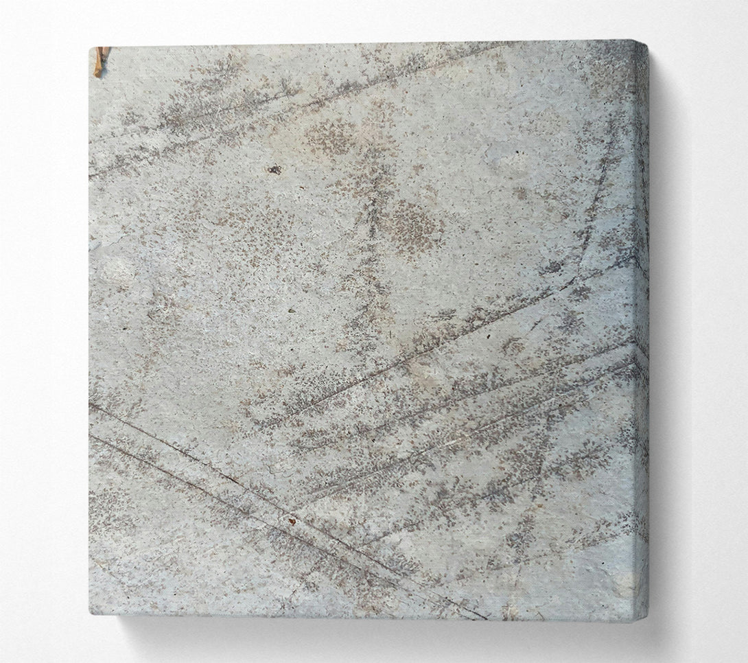  A Canvas Print of Grey Concrete Lines Canvas Art