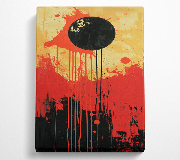  A Canvas Print of City Colour Spash Canvas Art