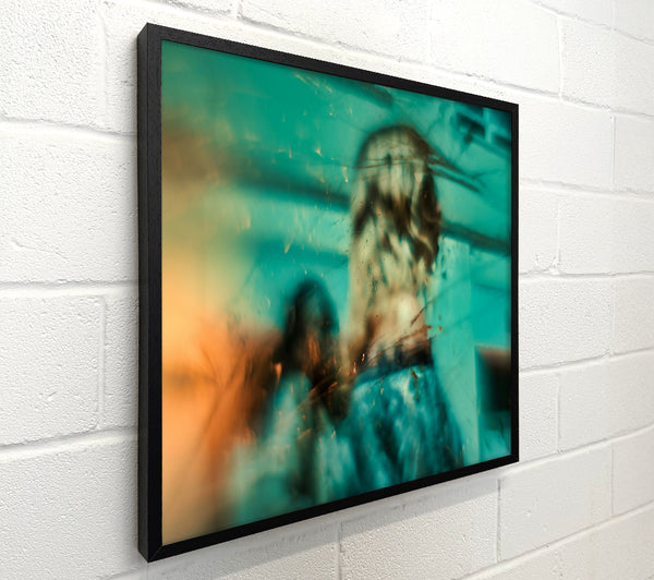 Turquoise Through Glass