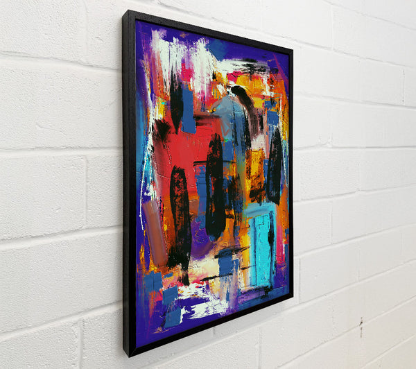 Purple Strokes Of Freedom