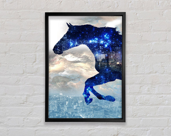 City Horse Framed Print