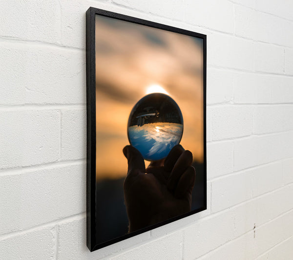 Golden Sunset Sphere