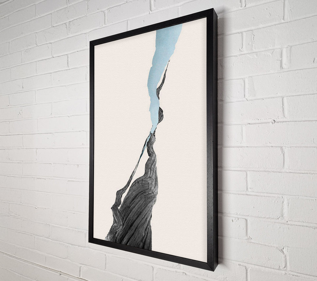  A Canvas Print of Cliff Torn Canvas Print