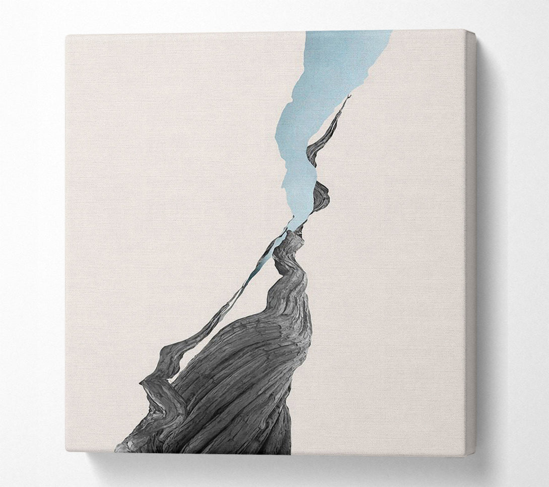  A Canvas Print of Cliff Torn Canvas Print