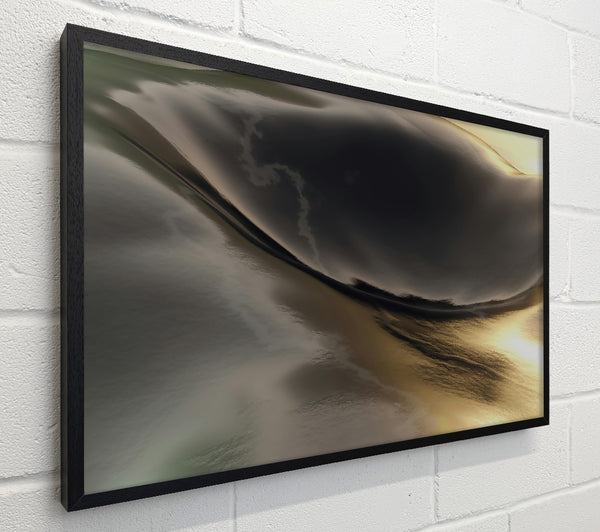 Golden Black Swirl