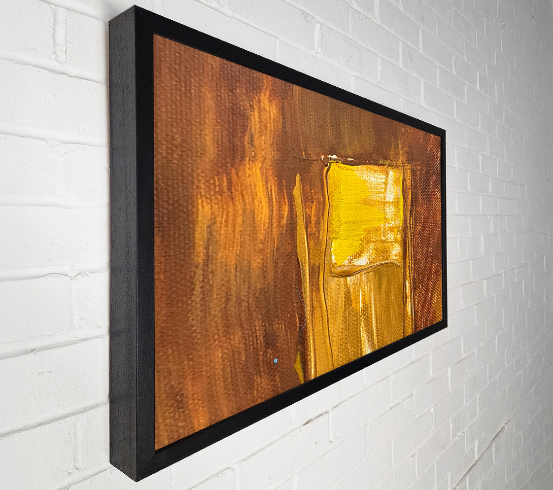  A Canvas Print of Golden Window Light Canvas Wall Art