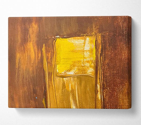  A Canvas Print of Golden Window Light Canvas Wall Art