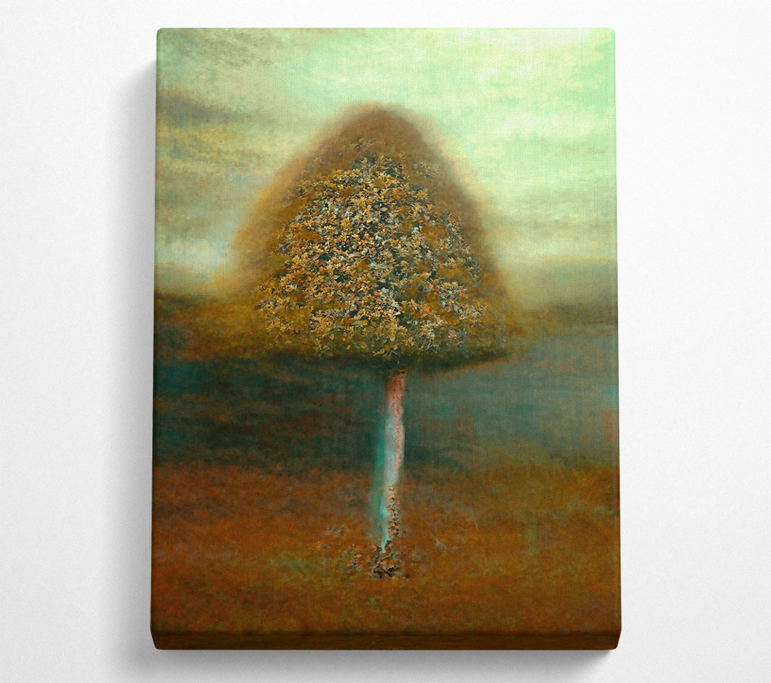  A Canvas Print of Teal Tree Dreamscape Canvas Wall Art