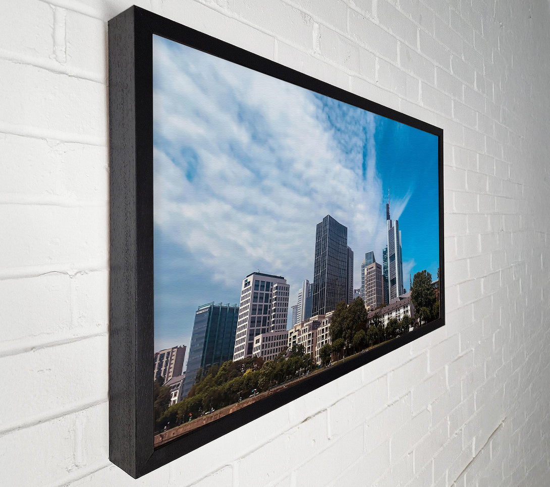  A Canvas Print of Azure Skyline Dreams Canvas Wall Art