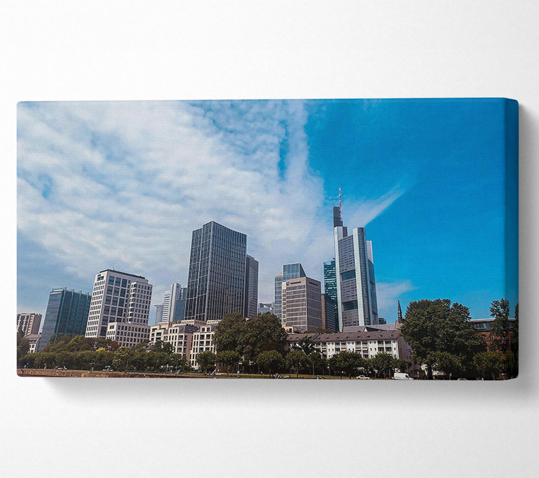  A Canvas Print of Azure Skyline Dreams Canvas Wall Art