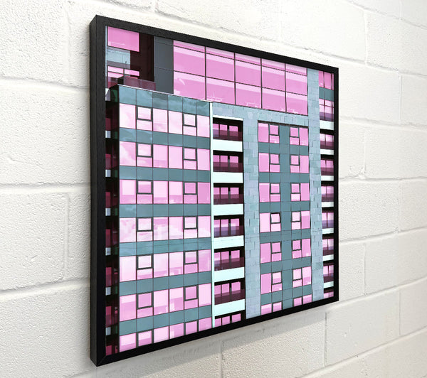 Pink Glass Facade
