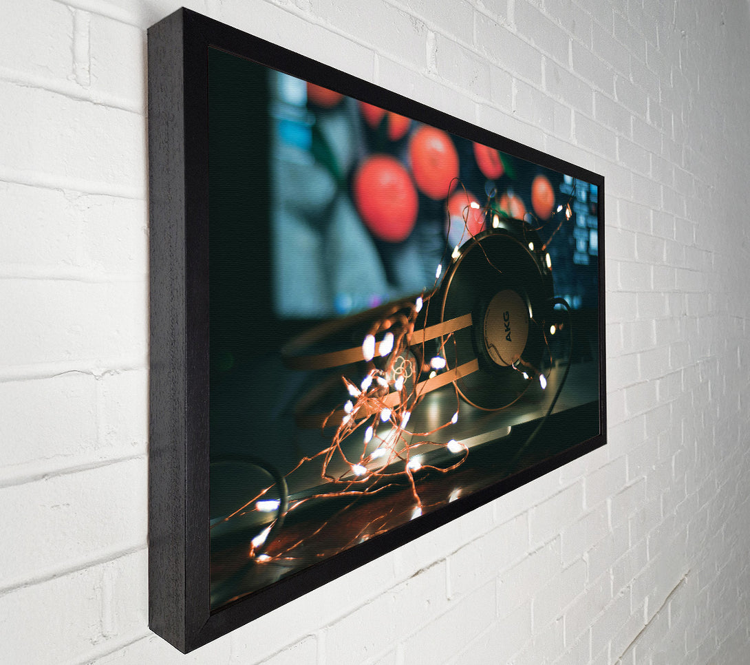  A Canvas Print of Copper Lights And Beats Canvas Print