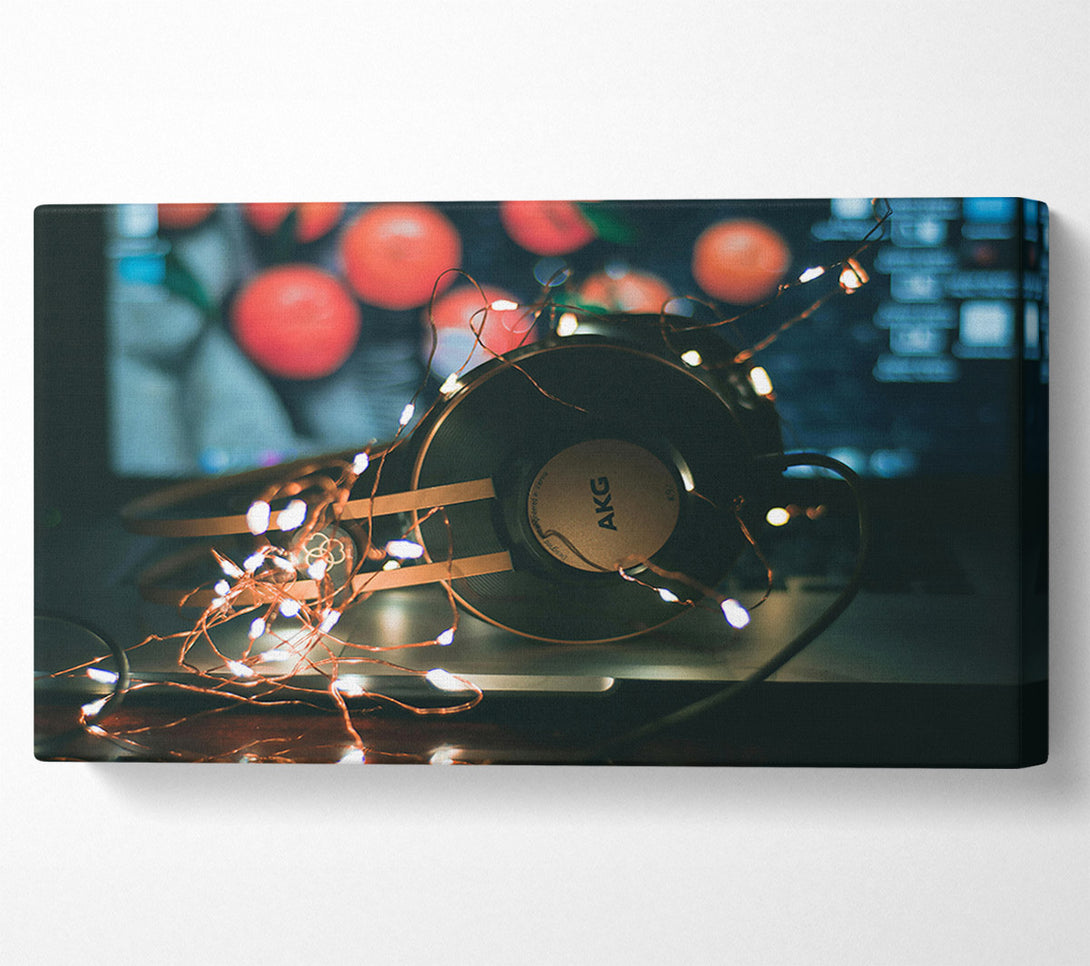  A Canvas Print of Copper Lights And Beats Canvas Print