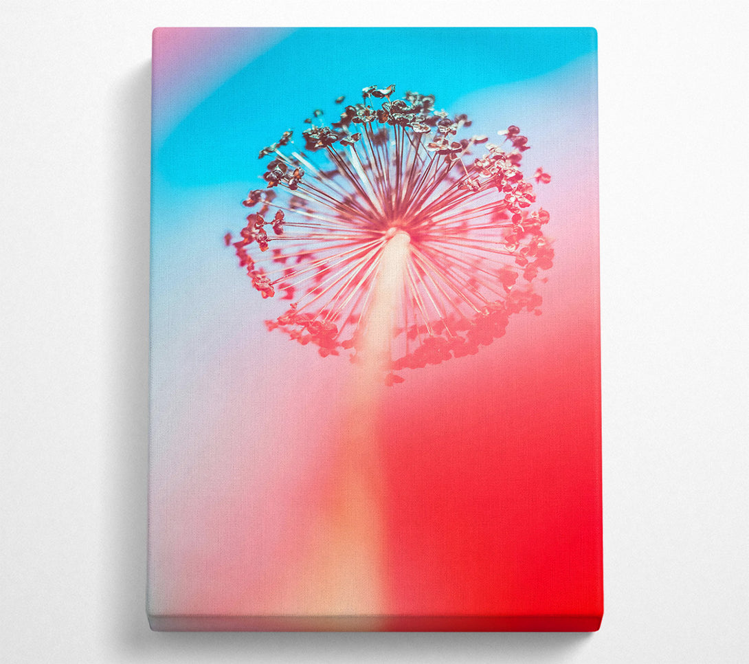  A Canvas Print of Pink Flower Bloom Canvas Art