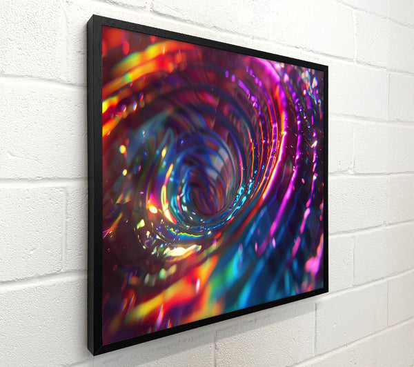Crimson Iridescent Vortex
