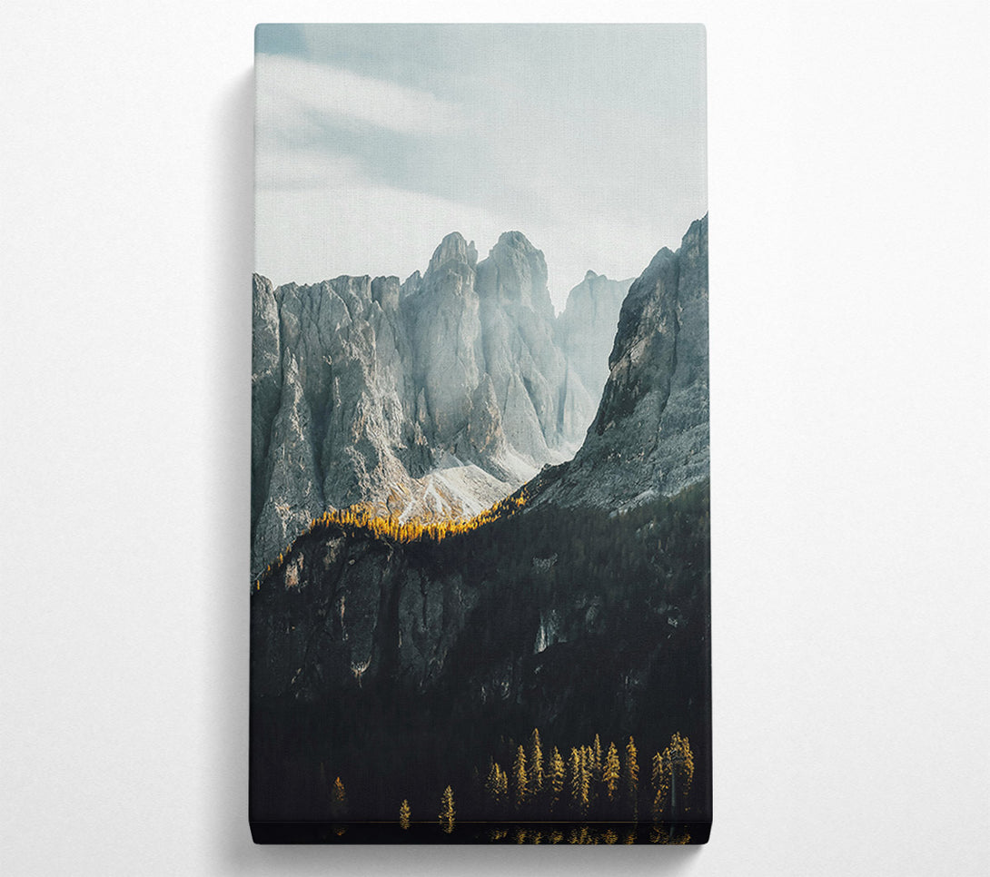  A Canvas Print of Golden Ridge Shadows Canvas Art