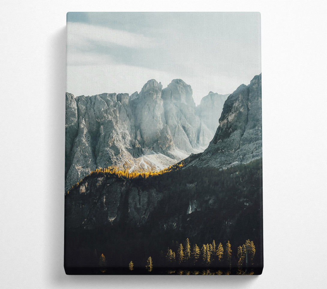  A Canvas Print of Golden Ridge Shadows Canvas Art