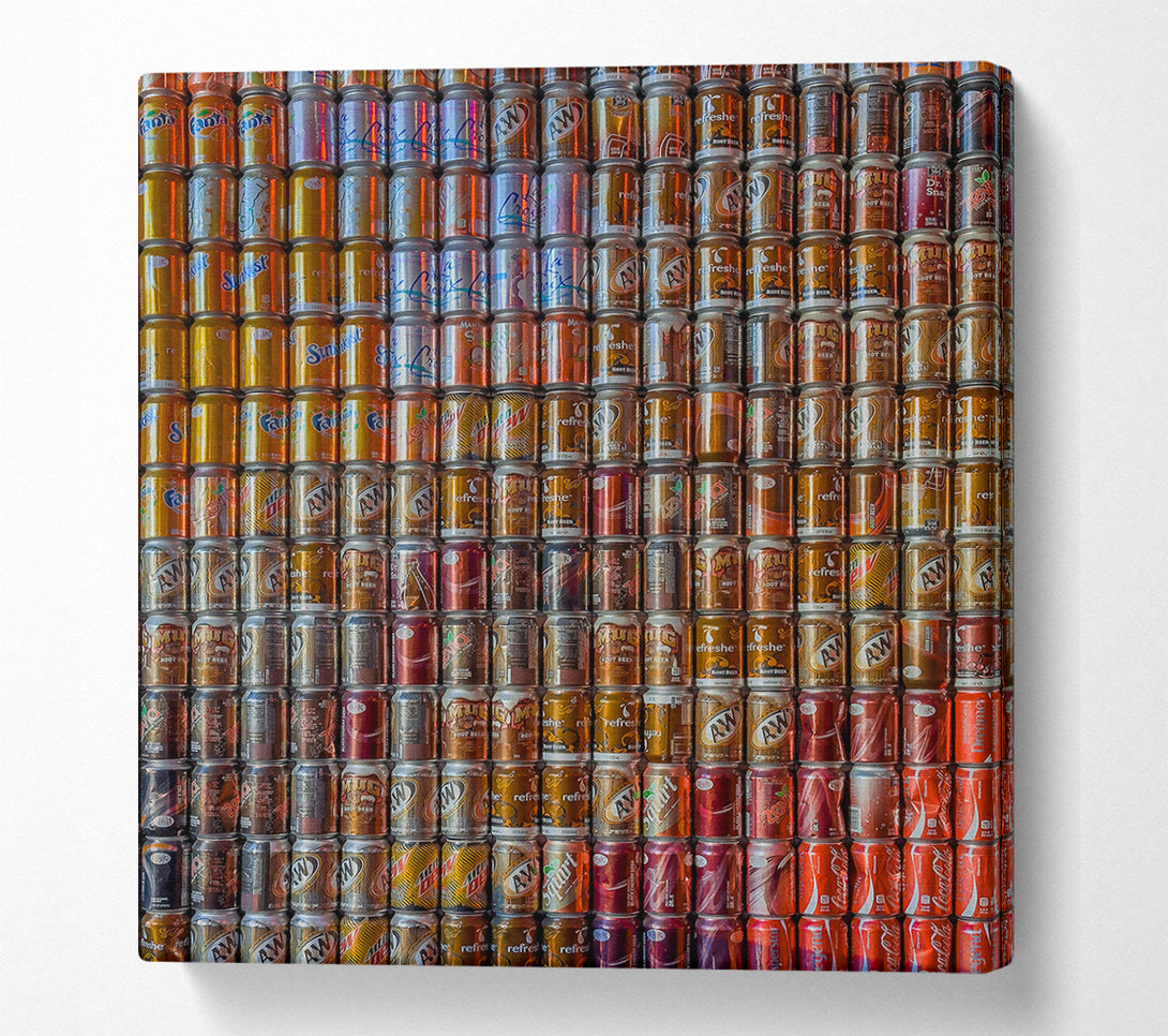  A Canvas Print of Copper Can Symphony Canvas Art