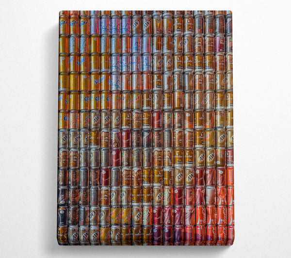  A Canvas Print of Copper Can Symphony Canvas Art